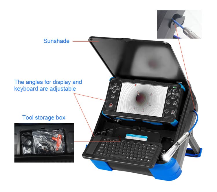 AE-FH1-C28PT Thermal Power Plant Pipe Inspection Camera